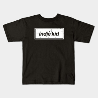 Indie Kid Oasis Distressed Typography – Bold Positive Message Design White Kids T-Shirt