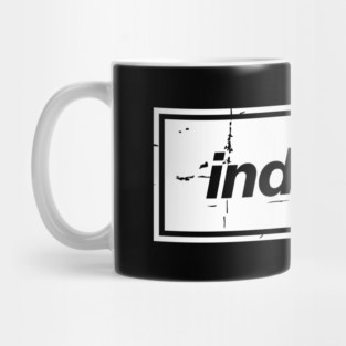 Indie Kid Oasis Distressed Typography – Bold Positive Message Design White Mug