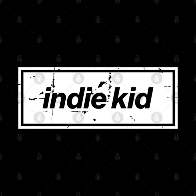 Indie Kid Oasis Distressed Typography – Bold Positive Message Design White by Butter Creative