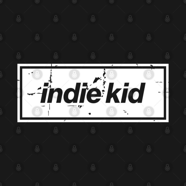 Indie Kid Oasis Distressed Typography – Bold Positive Message Design White by Butter Creative