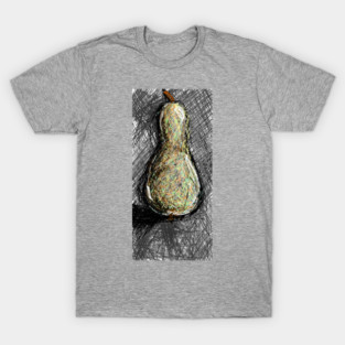 Sketchy Pear. Color T-Shirt