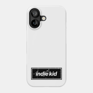 Indie Kid Oasis Distressed Typography – Bold Positive Message Design Black Phone Case