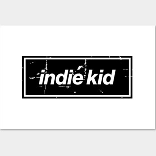 Indie Kid Oasis Distressed Typography – Bold Positive Message Design Black Posters and Art