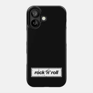 Rock n Roll - The Mancunian Oasis Indie Anthem White Phone Case
