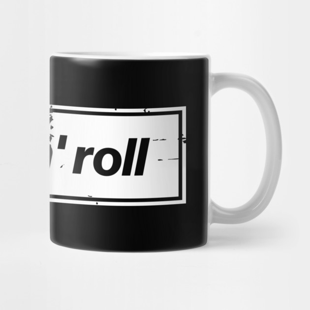 Rock n Roll - The Mancunian Oasis Indie Anthem White by Butter Creative