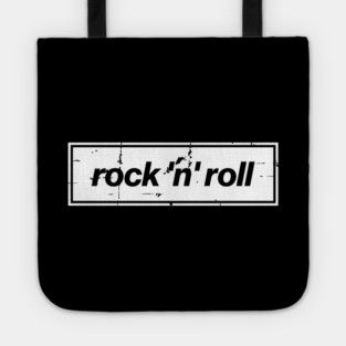 Rock n Roll - The Mancunian Oasis Indie Anthem White Tote