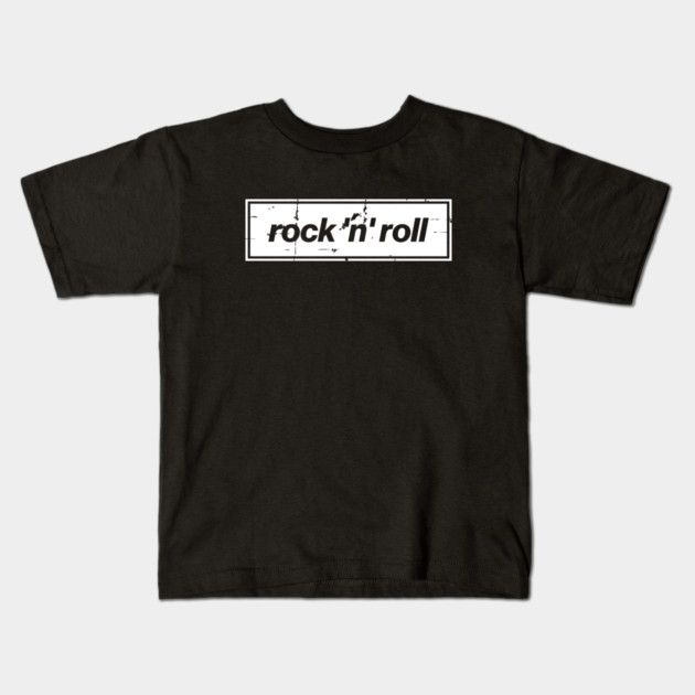 Rock n Roll - The Mancunian Oasis Indie Anthem White Kids T-Shirt by Butter Creative