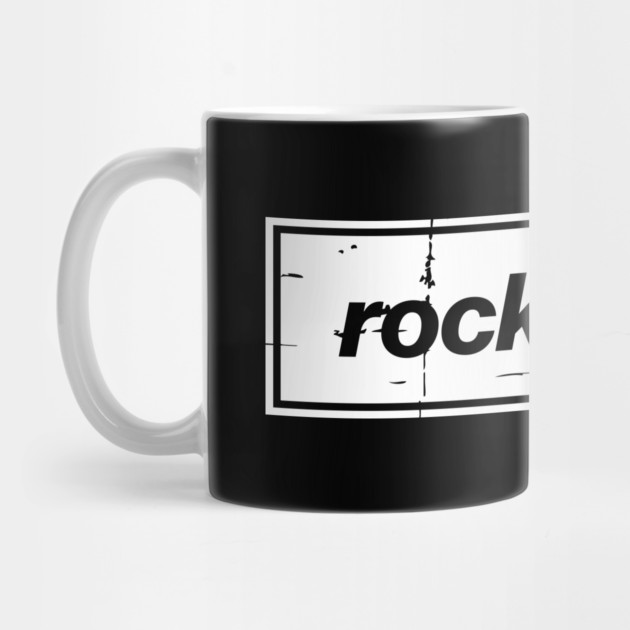 Rock n Roll - The Mancunian Oasis Indie Anthem White by Butter Creative
