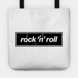 Rock n Roll - The Mancunian Oasis Indie Anthem Black Tote