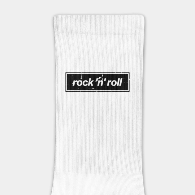 Rock n Roll - The Mancunian Oasis Indie Anthem Black by Butter Creative