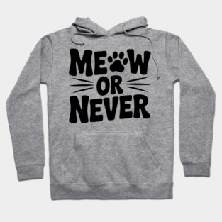 Meow or Never Hoodie