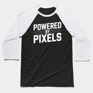 Powered by Pixel Baseball T-Shirt