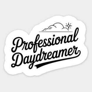 Professional Daydreamer Sticker