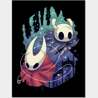Protector and Knight // Silksong, Hollow Knight Posters and Art