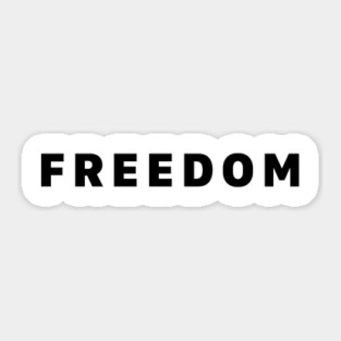 Freedom Sticker