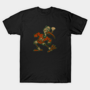 Vintage Miami Hurricanes Ibis Mascot Throwback Vibe T-Shirt
