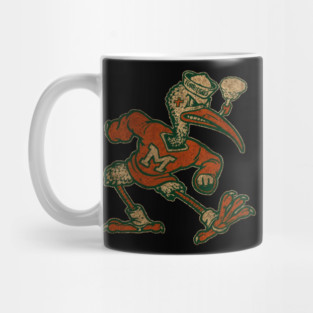 Vintage Miami Hurricanes Ibis Mascot Throwback Vibe Mug