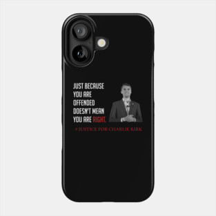 JUSTICE-FOR-CHARLIE-KIRK Phone Case