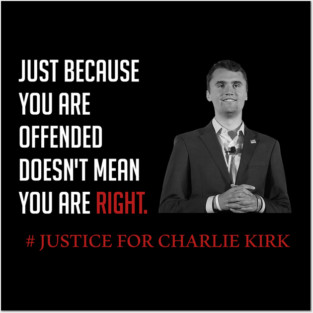 JUSTICE-FOR-CHARLIE-KIRK Posters and Art