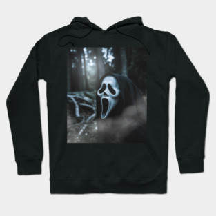 Ghost Face Blowing Bubbles Funny Halloween Hoodie