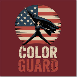 Color Guard USA Flag Posters and Art