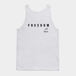 Freedom Charlie Kirk Signature Tank Top