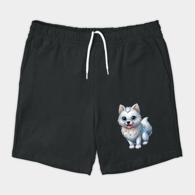 Happy Pomeranian Puppy Cartoon Illustration by IamActiveDog