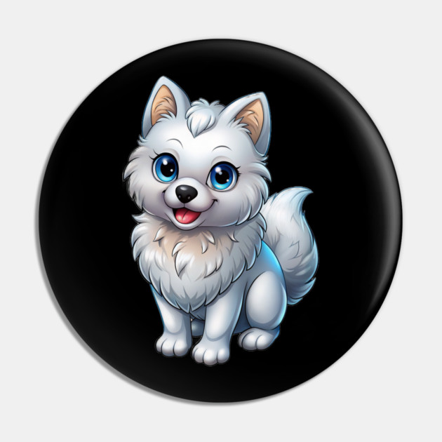 Happy Pomeranian Puppy Cartoon Illustration Pin by IamActiveDog