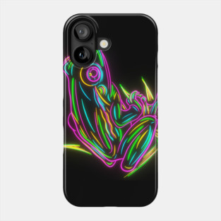Neon Frog Phone Case