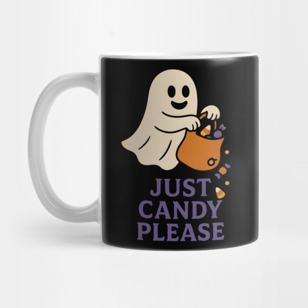 Just Candy Please Halloween Ghost Graphic by MakerMind8.2