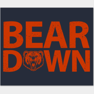 Bear Down Chicago Bears M5618 Posters and Art
