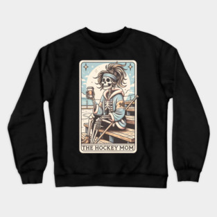 The Hockey Mom Tarot Card Crewneck Sweatshirt