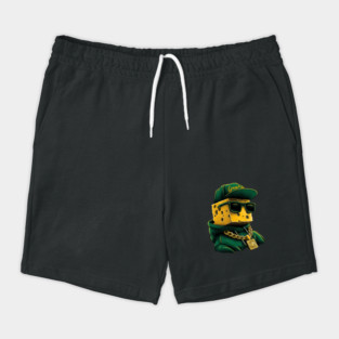 Green Bay Packers Mascot Cheesehead M5638 Shorts