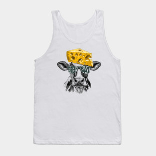 Green Bay Packers Cheesehead Inspired Mascot M5640 Tank Top