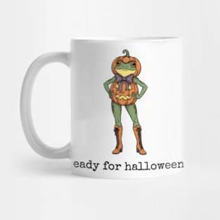 Ready For Halloween Frog Pumpkin Amphibian Costume Mug