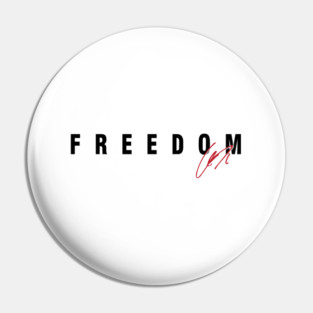 Freedom Charlie-Kirk Signature Pin