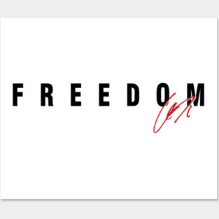 Freedom Charlie-Kirk Signature Posters and Art