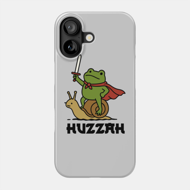 Frog Knight Huzzah Phone Case by The WYLD Tribe