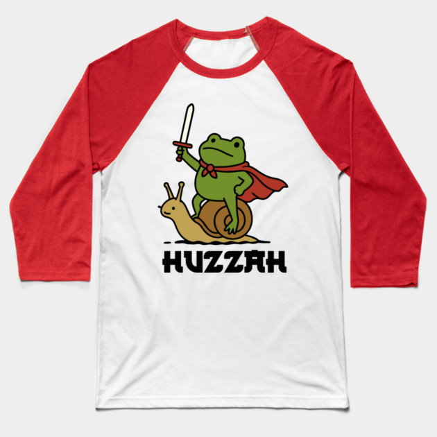 Frog Knight Huzzah Baseball T-Shirt by The WYLD Tribe