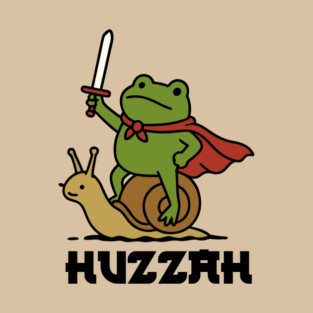 Frog Knight Huzzah T-Shirt