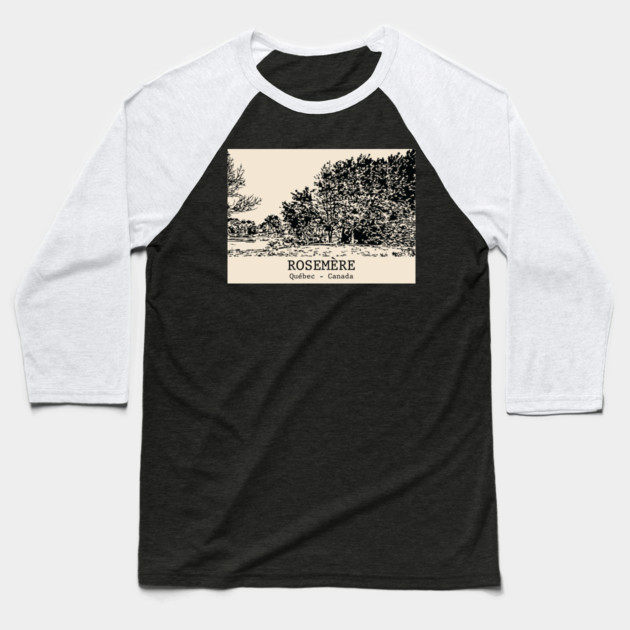 Rosemère - Québec Baseball T-Shirt by Lakeric