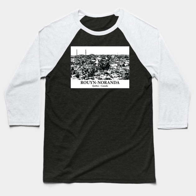 Rouyn-Noranda - Québec Baseball T-Shirt by Lakeric