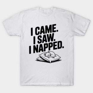 I Came I Saw I Napped T-Shirt