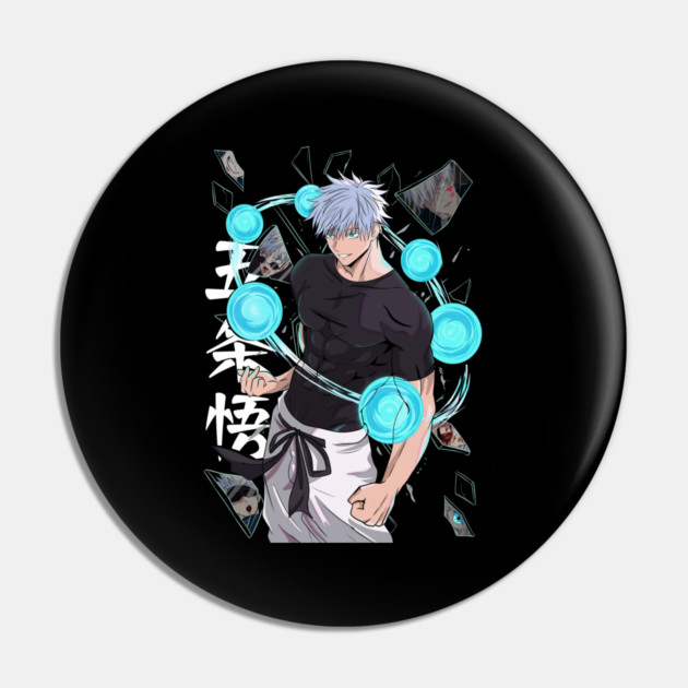 Jujutsu Kaisen Gojo Six Eyes Unleashed Pin by Otaku Vibes