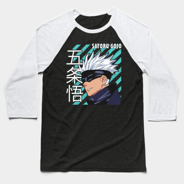 Jujutsu Kaisen Satoru Gojo Baseball T-Shirt by Otaku Vibes