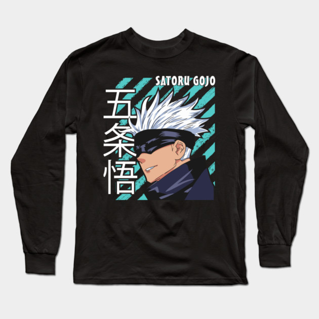 Jujutsu Kaisen Satoru Gojo Long Sleeve T-Shirt by Otaku Vibes