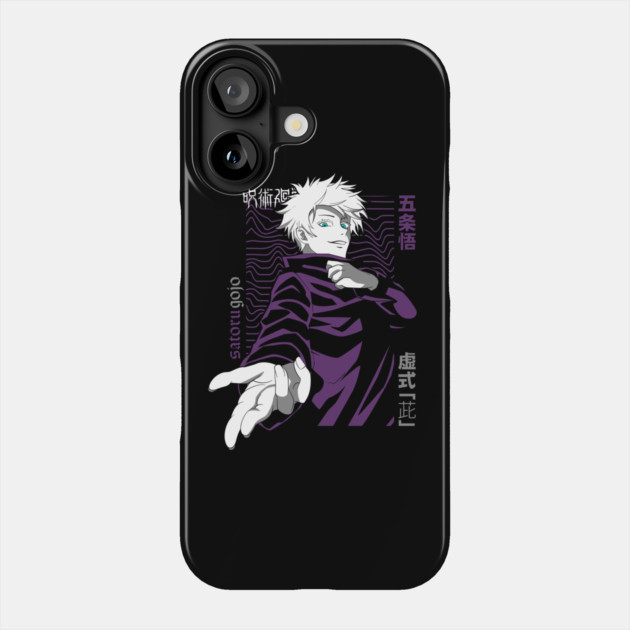 Jujutsu Kaisen Gojo Power Unleashed Phone Case by Otaku Vibes