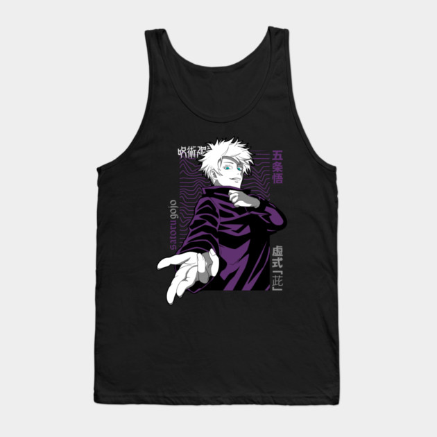 Jujutsu Kaisen Gojo Power Unleashed Tank Top by Otaku Vibes
