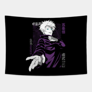 Jujutsu Kaisen Gojo Power Unleashed Tapestry