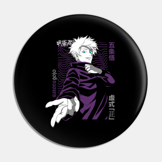 Jujutsu Kaisen Gojo Power Unleashed Pin by Otaku Vibes